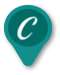 blue pin marker